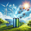 Baterías y energía renovable: Una combinación poderosa.