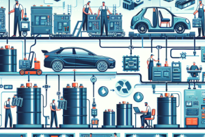 El impacto de las baterías en la industria automotriz.