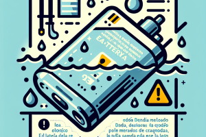 ¿Qué hacer si tu batería se moja?